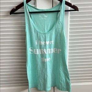 Mint Green Summer Tank Top
